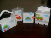 kit Higiêne + Quadro com Nome - Linha Transporte